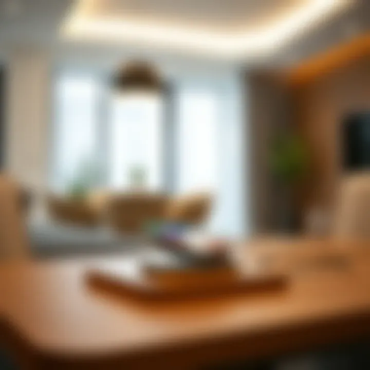 Stylish charging station blending with modern decor