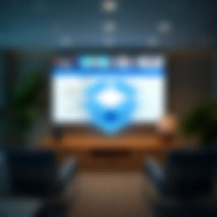 Diagram showing video sharing options in Dropbox