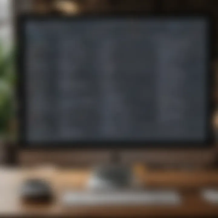 Comparison chart of word processing software options