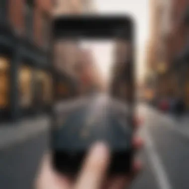 Location Tracking Artistic Representation Abstract artistic representation of location tracking on Android device