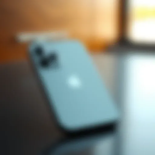 Conceptual design of the new iPhone showcasing sleek lines and innovative features