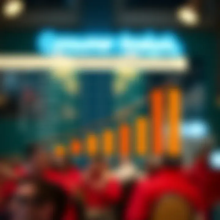 Market analysis chart illustrating consumer expectations and competitor responses