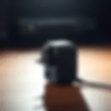 Detailed view of the Apollo Twin power adapter showcasing its design and features