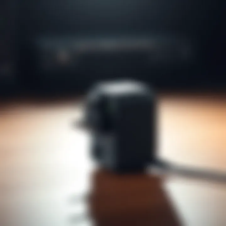 Design Features of the Apollo Twin Power Adapter Detailed view of the Apollo Twin power adapter showcasing its design and features