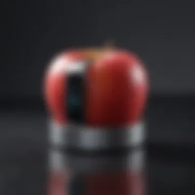 Elegance in Health Technology Sleek Design of Apple Health Device