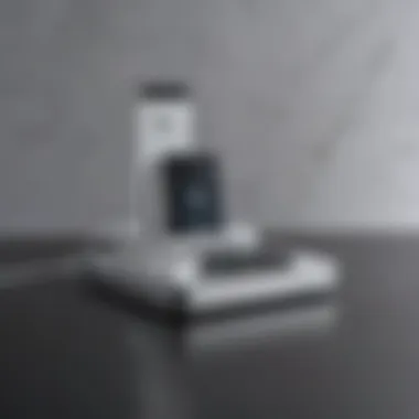 Sleek and Minimalist Design Sleek and minimalist charging station