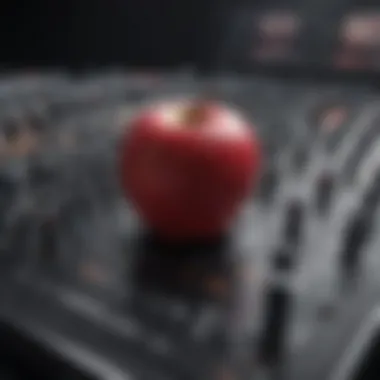 Diagram illustrating the advanced technology powering the Apple Music Mixer.