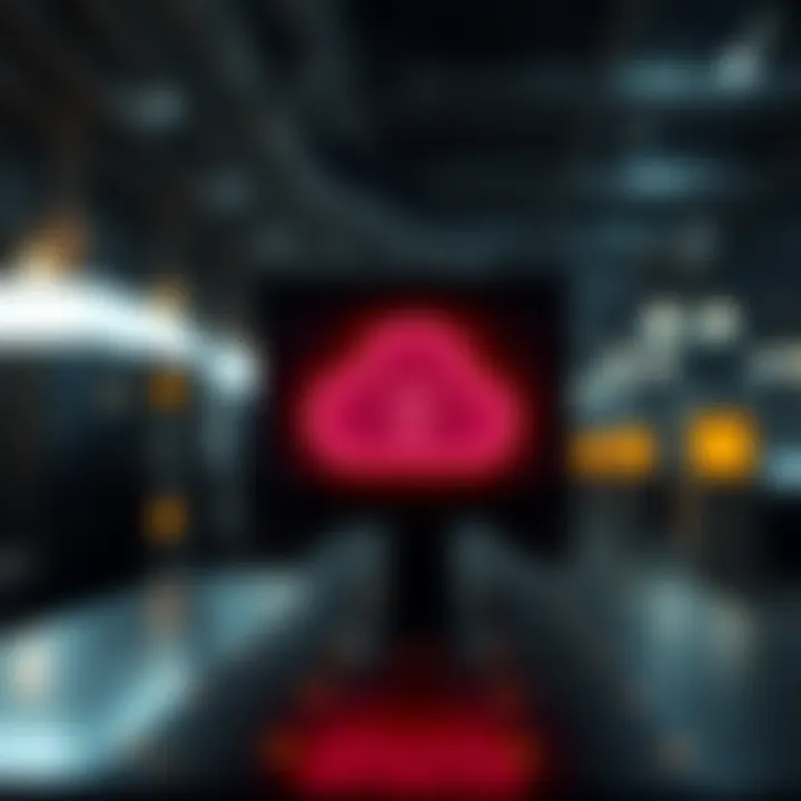 Secure data storage concept with cloud technology