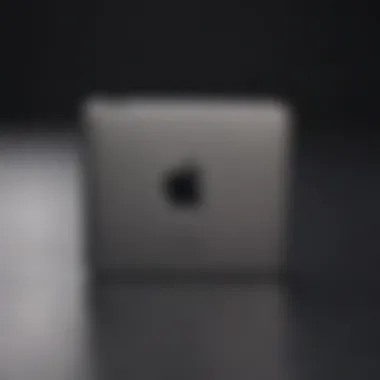 Elegance in Technology Sleek Apple product on display