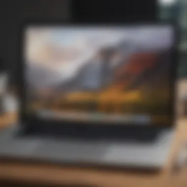 Sleek MacBook Pro showcasing Apple Studentenrabatt benefits