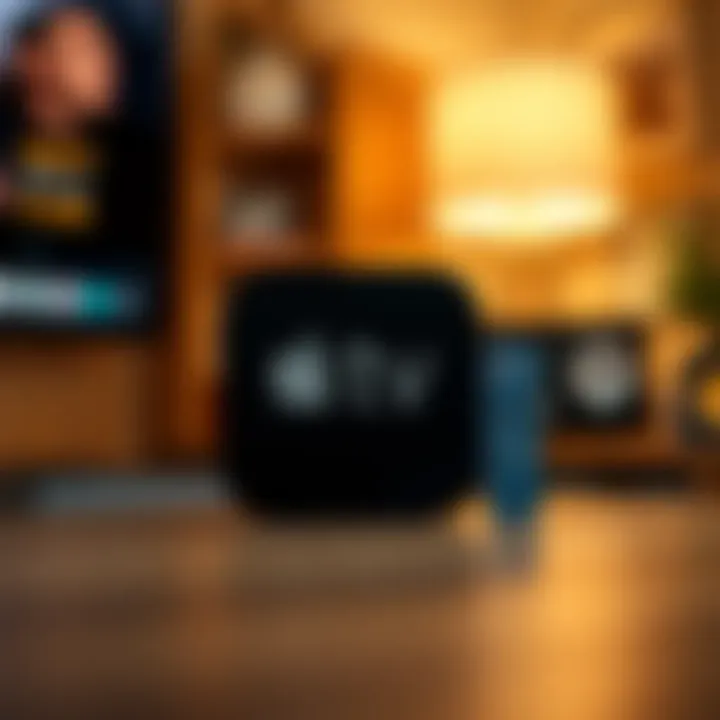 Streaming service options available on Apple TV