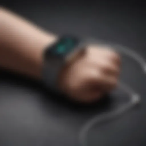 Illustration of Apple Watch and iPhone connection