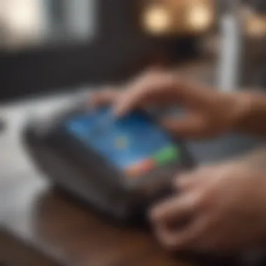 Navigating the Apple Pay Interface with Ease User navigating Apple Pay interface