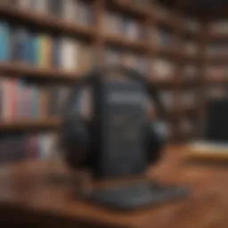 Audiobook library on iOS device