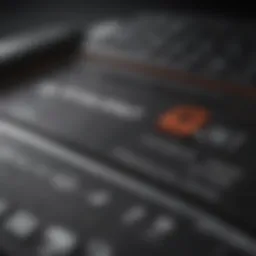 Close-up of a digital device displaying auto punctuation in action