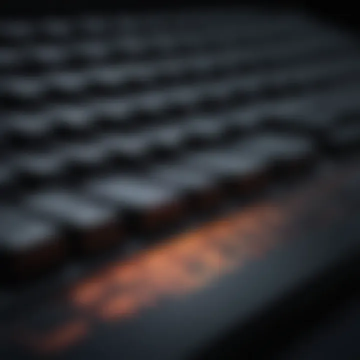 Backlit Keyboard for Enhanced Typing Experience on Mac Devices