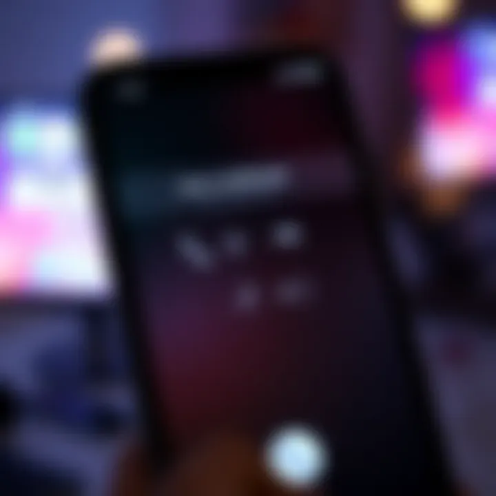 User Interface of a Top Spam Call Blocker User interface of a leading spam call blocker application