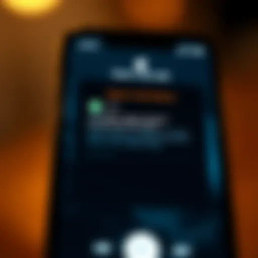 Understanding Spam Call Alerts Visual representation of spam call alerts on an iPhone screen