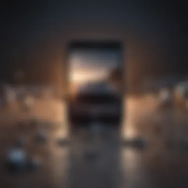 iPhone Blocking Feature Illustration of iPhone with blocking feature