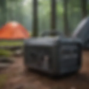 Portable Generators: Power On-the-Go A portable generator in use at a campsite