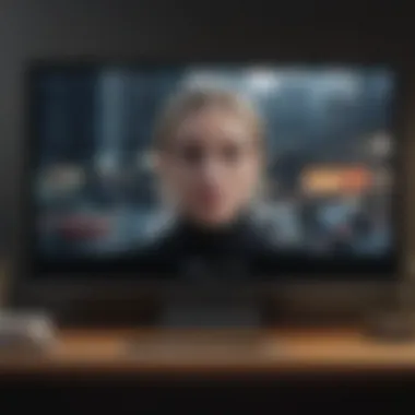 Navigating the CBS All Access Interface User navigating CBS All Access on Apple TV