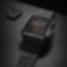 Apple Watch displaying various watch faces