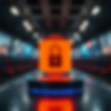 Conceptual image highlighting security features