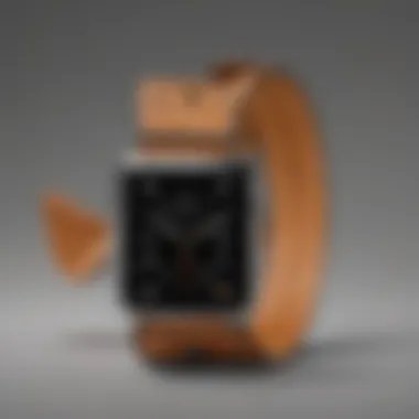 Stylish Double Tour Hermes Apple Watch Strap Chic Hermes Apple Watch Strap with Stylish Double Tour Design