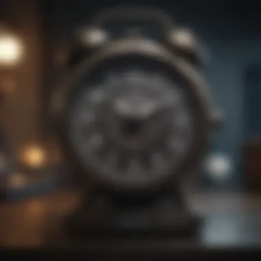 Innovative Clock Display on Smartphone Clock icon with smartphone