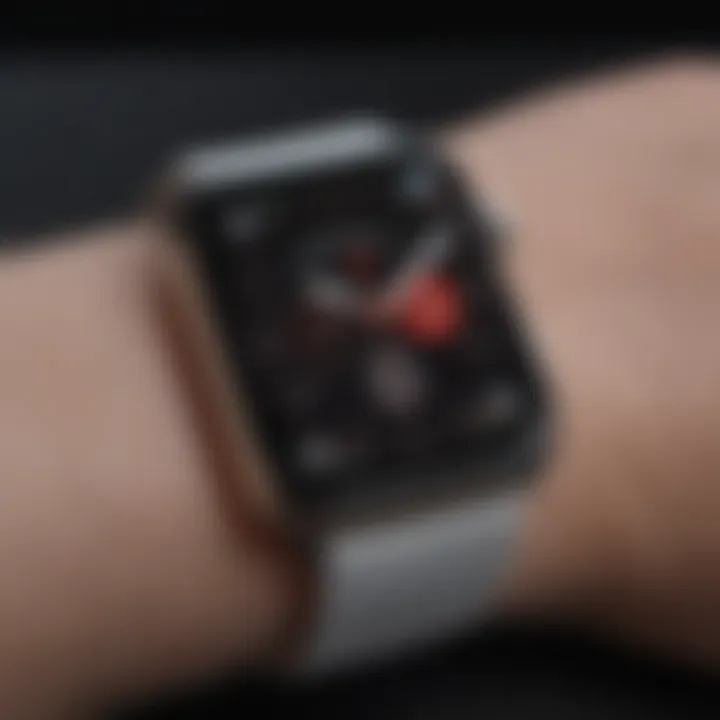 Screenshot of Apple Watch software interface demonstrating usability.