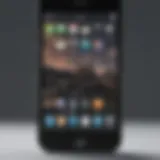 Showcasing various types of iPhone widgets on a screen