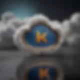 iPad with cloud backup symbol