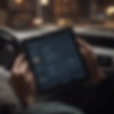 iPad displaying settings menu