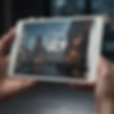 The Sleek Design of iPad Mini iPad Mini showcasing its sleek design