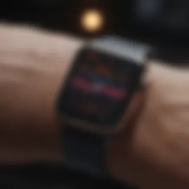 ECG Feature on Apple Watch Apple Watch displaying ECG feature