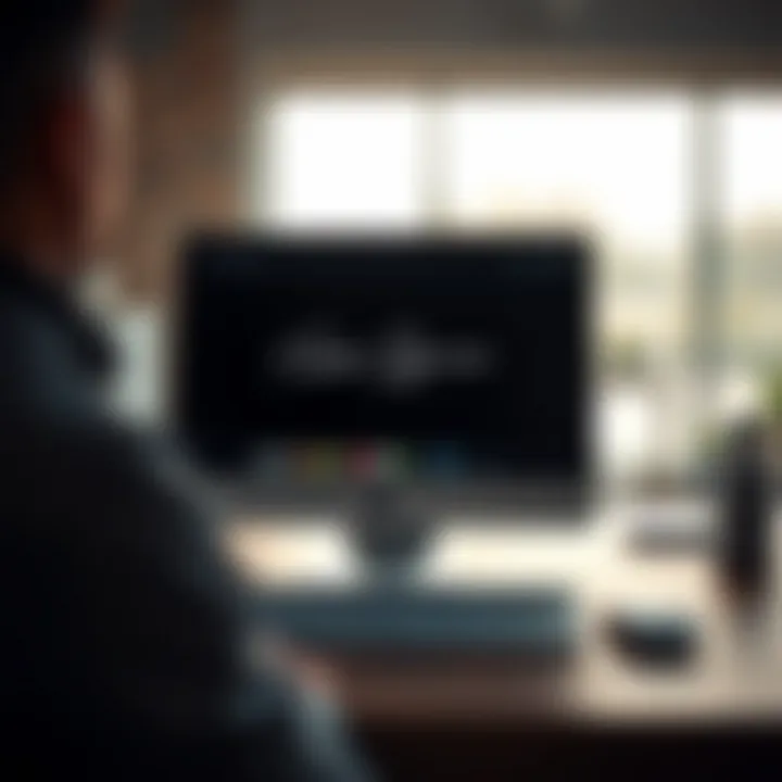 Electronic Signing Interface on Mac Illustration of electronic signing interface on Mac