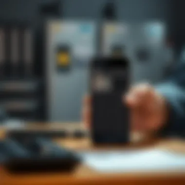 Professional service for battery replacement