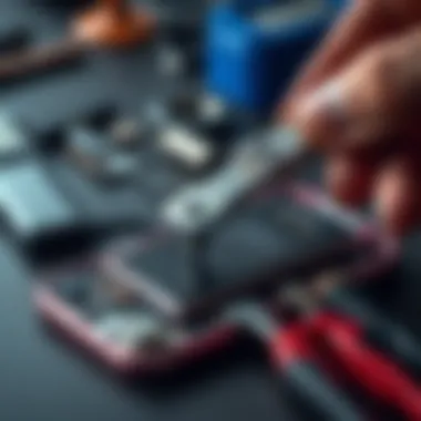 Essential tools for iPhone battery replacement