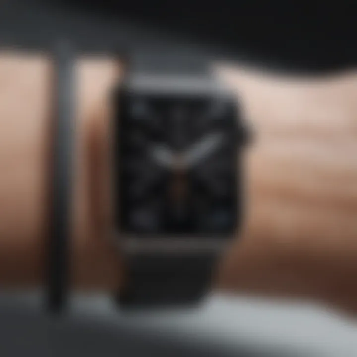 Preventative measures displayed around an iWatch to avoid scratches