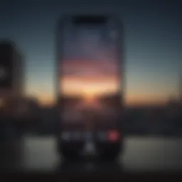 iPhone welcome screen with setup options