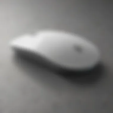 Close-up view of the Magic Mouse surface showcasing its sleek design