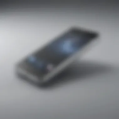 First Generation iPhone Design The first generation of iPhone showcasing its sleek design
