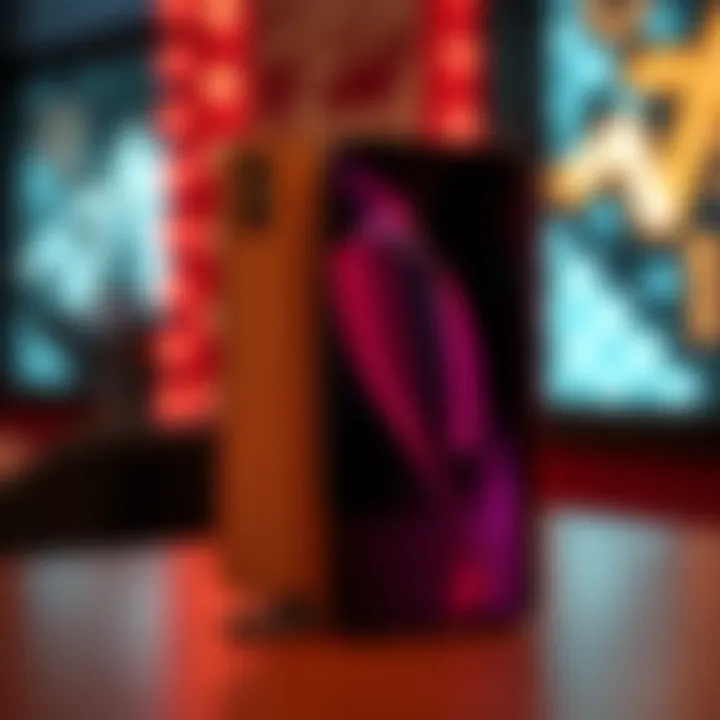 Overview of iPhone XS specifications and features in a stylish layout