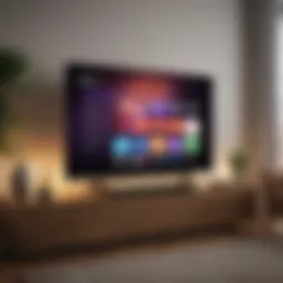 Roku TV displaying HomeKit interface