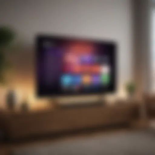 Roku TV displaying HomeKit interface