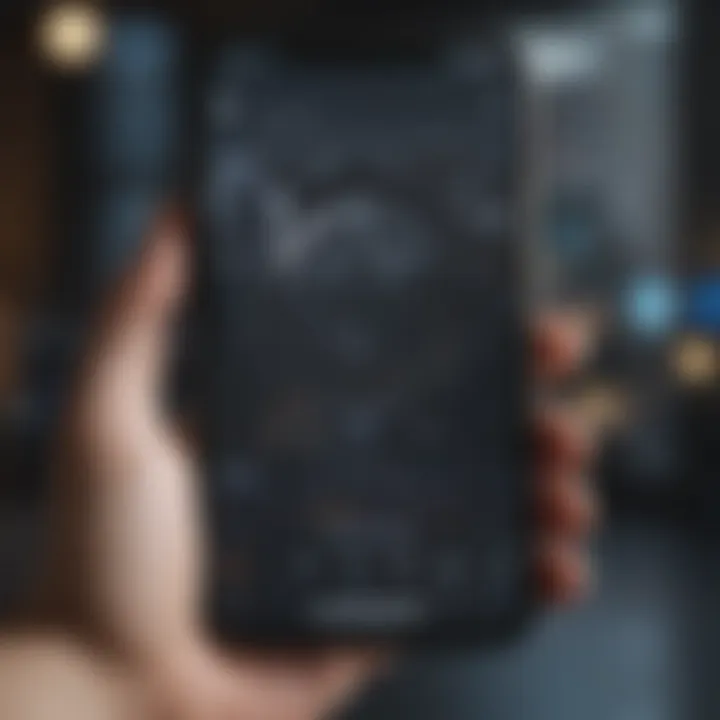 Activation settings on an iPhone