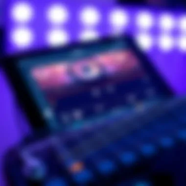 Screenshot of a music app on iPad