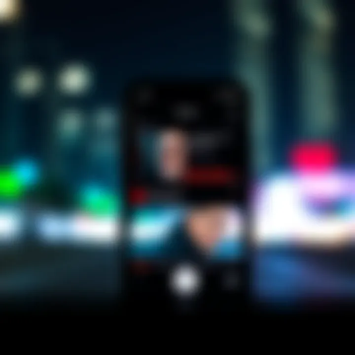 iPhone video editing interface