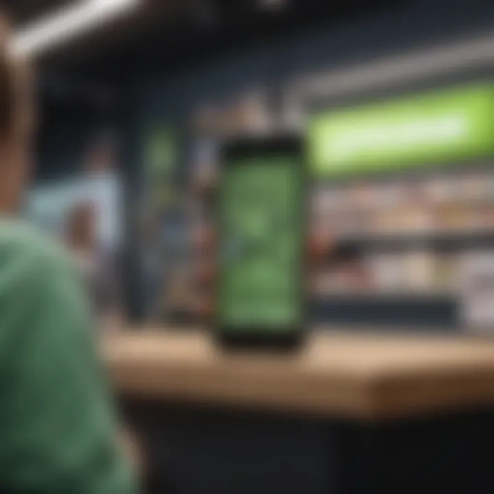 Innovative smartphone trade-in concept at Cricket Wireless