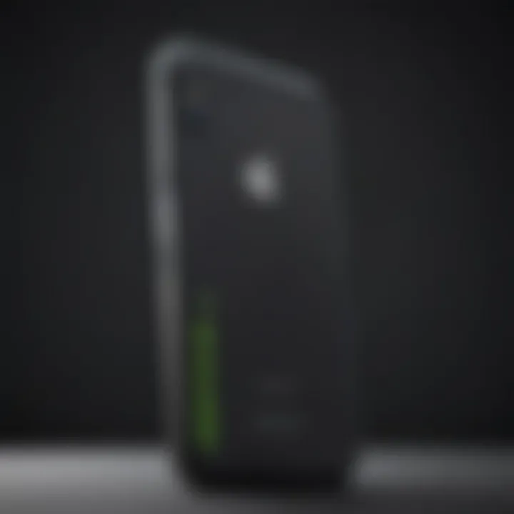 Modern iPhone model with Cricket Wireless logo